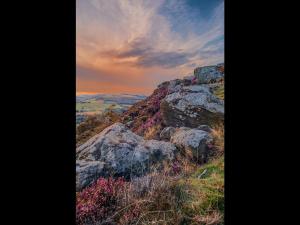 Sunset at Gritstone Edge