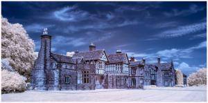 Smithills old Hall. infrared colour
