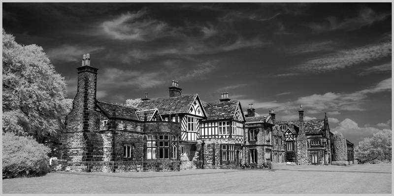 Smithills Old Hall. infrared