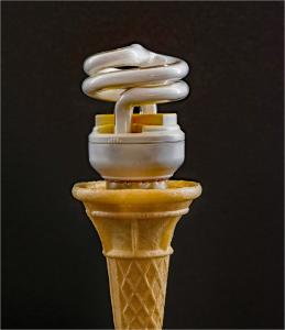 Energy saving ice cream