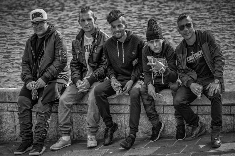 Five cool dudes   