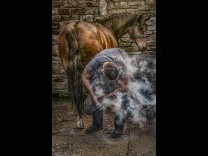 Hot-shoeing